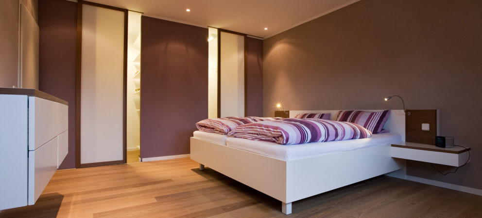 Schiebetür Holzrahmen Schlafzimmer