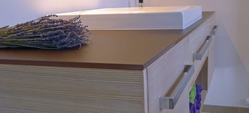 Waschtischschrank Lärche gekalkt Waschtischschrank Lärche gekalkt